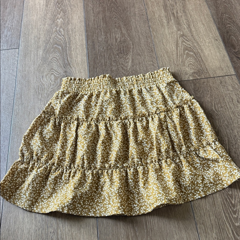 Indigo Rising Floral Ruffle Skirt - Picture 6 of 6